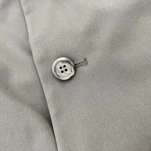 Brooks Brothers 346 Mens 44R Sport Coat Jacket Gray 3-Button Stretch Long Sleeve - Picture 2 of 13